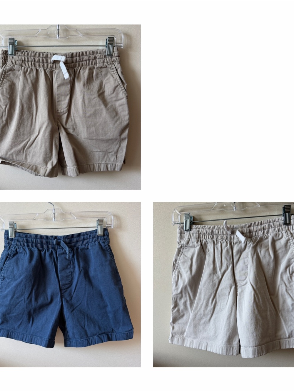 Bundle Vineyard Vines Boys Pull-on Chino Shorts Khaki and Navy Size 12